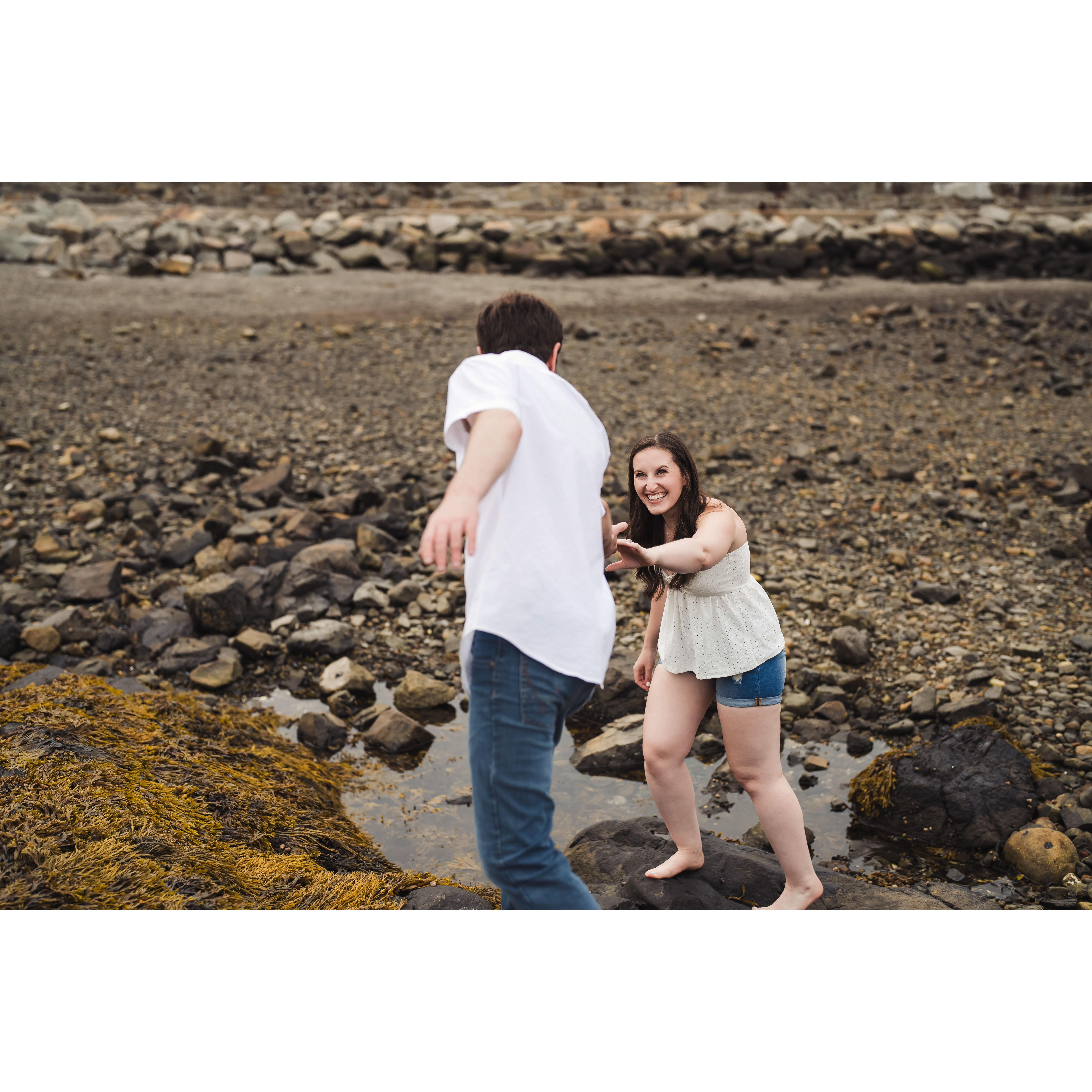 Still helping to guide each other after all this time.