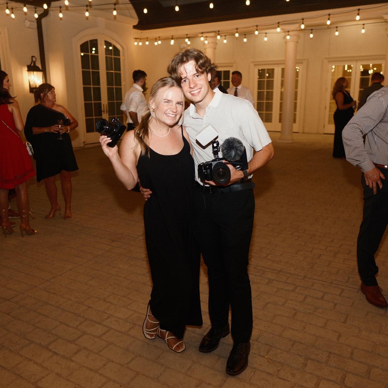 Our first wedding we shot together!
