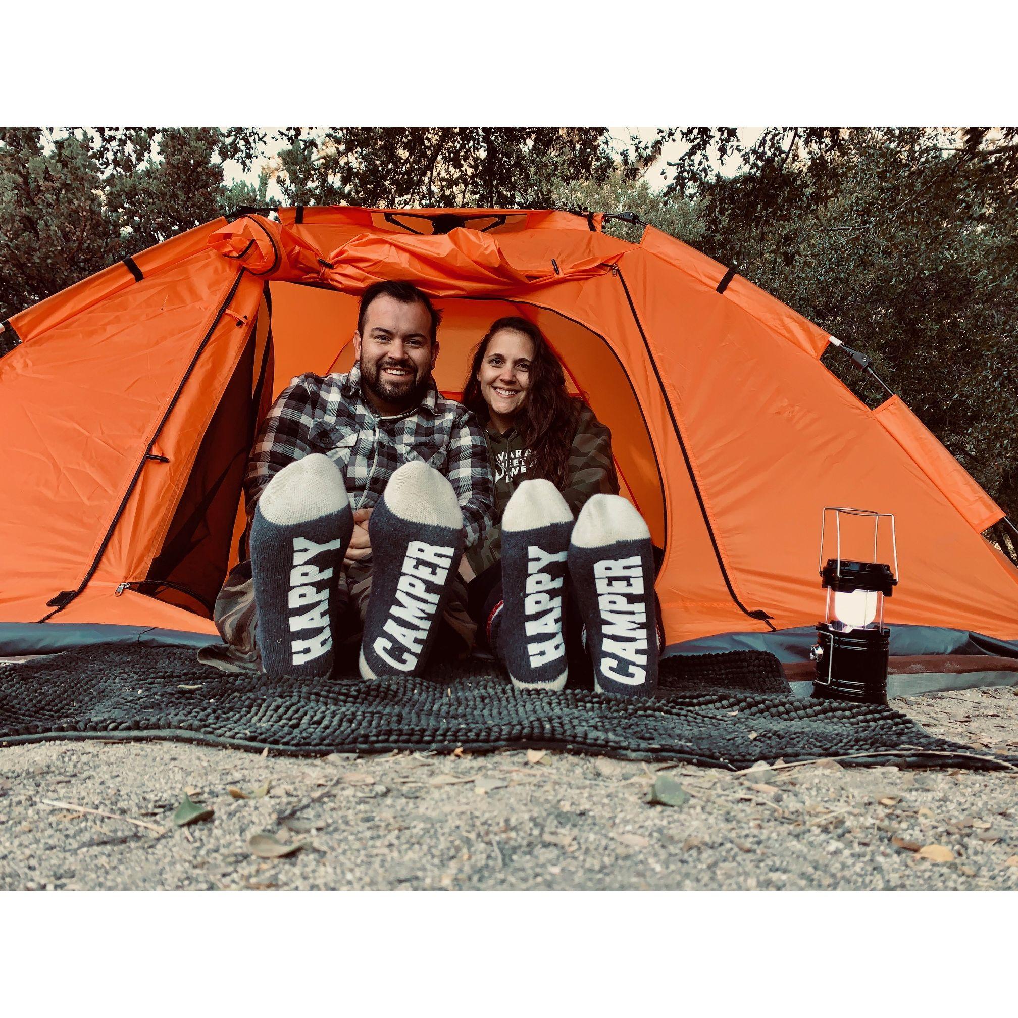 Our first camping trip in San Bernardino National Forest. This has now become an annual camping trip each August