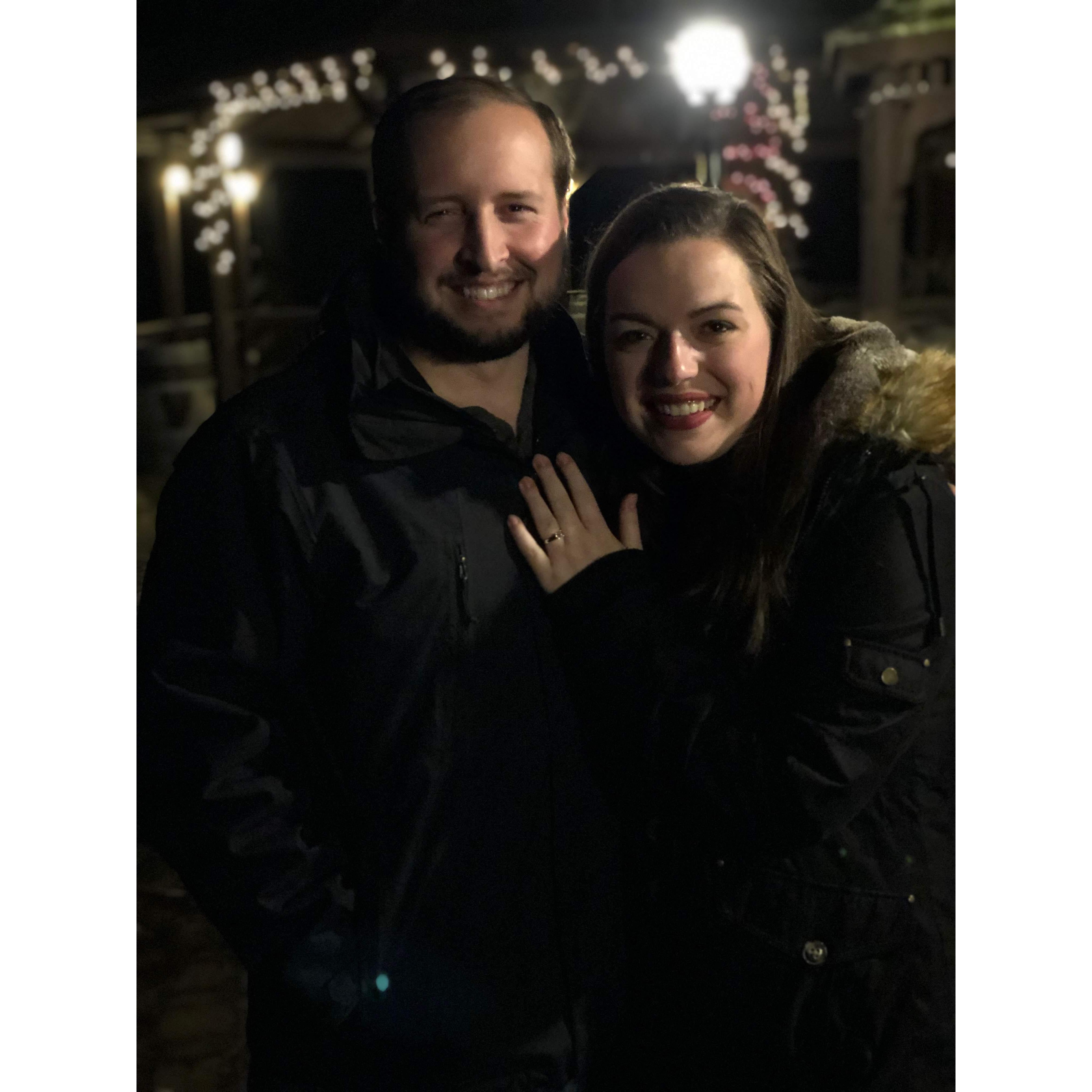 She said YES!! 2018