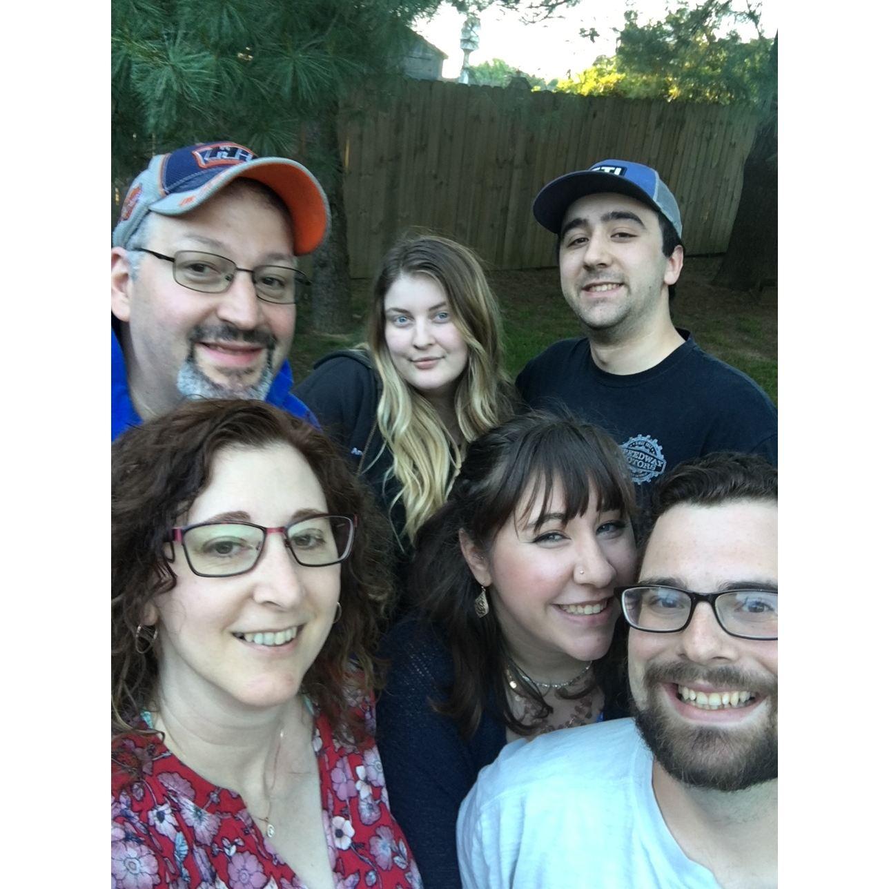 All of us at the birthday picnic.