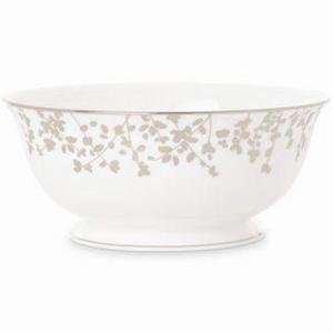 kate spade new york Gardner Street Platinum Serving Bowl