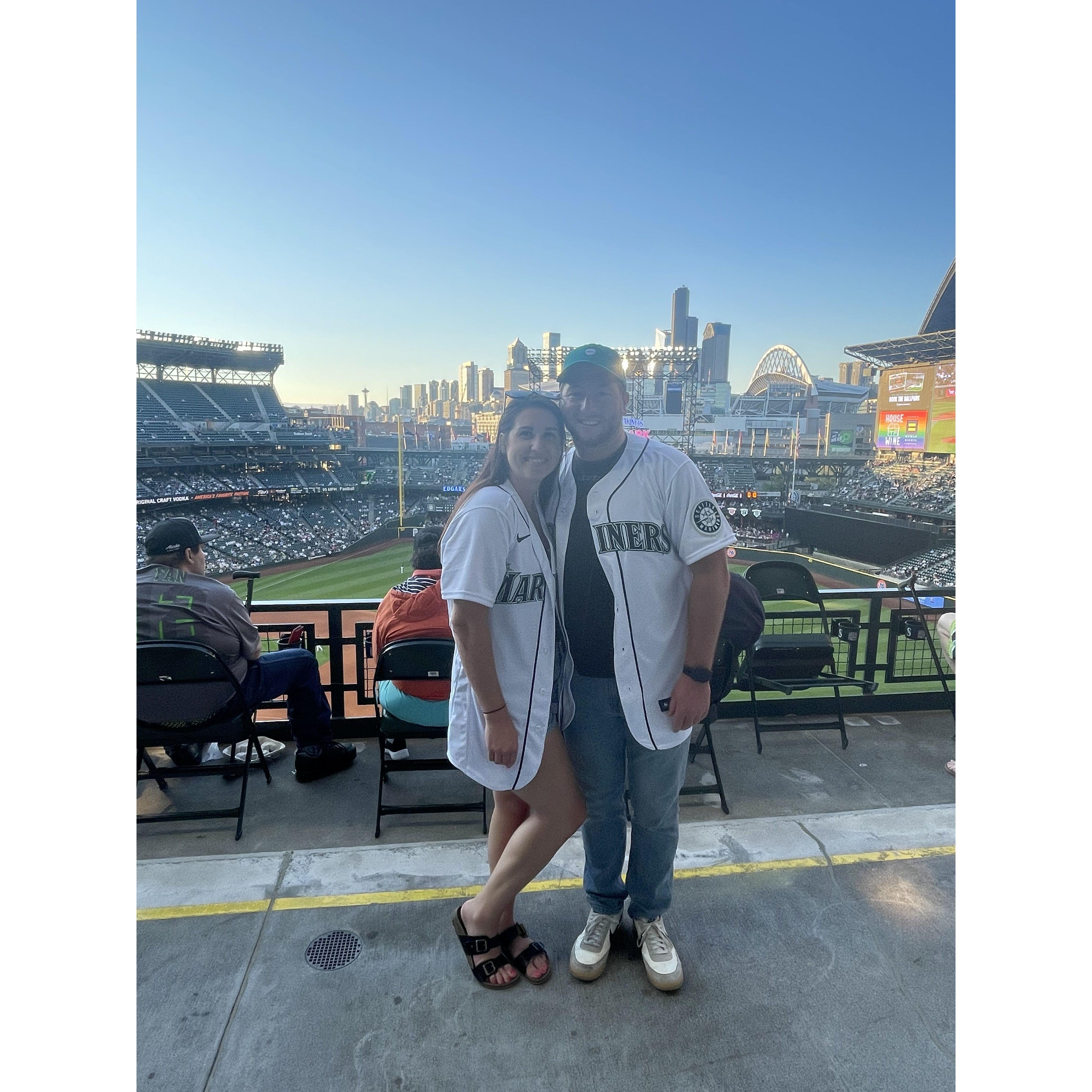 3rd date- first mariners game together