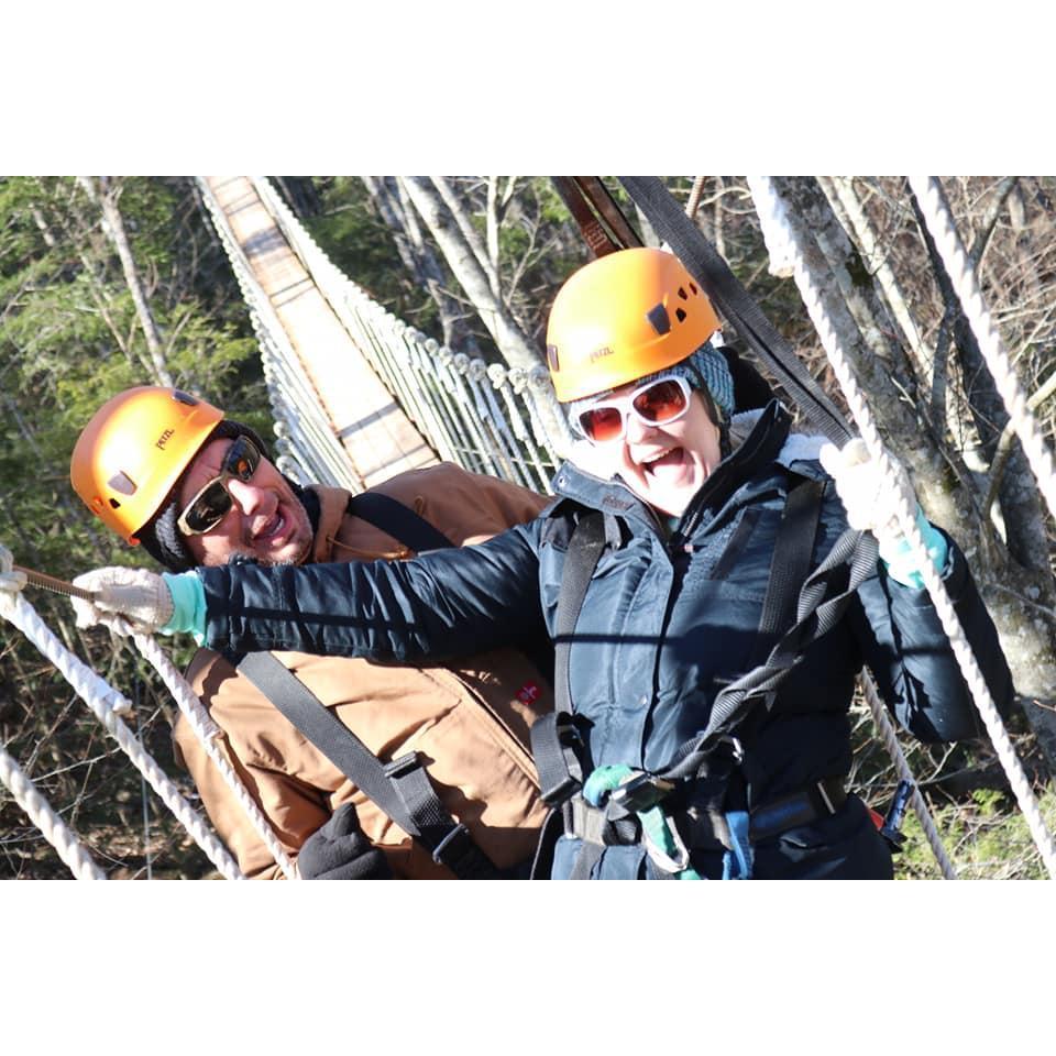 Zip lining adventures in Gatlinburg, TN