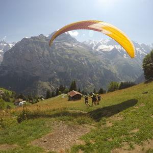 Paragliding for 2 in Murren, Switzerland