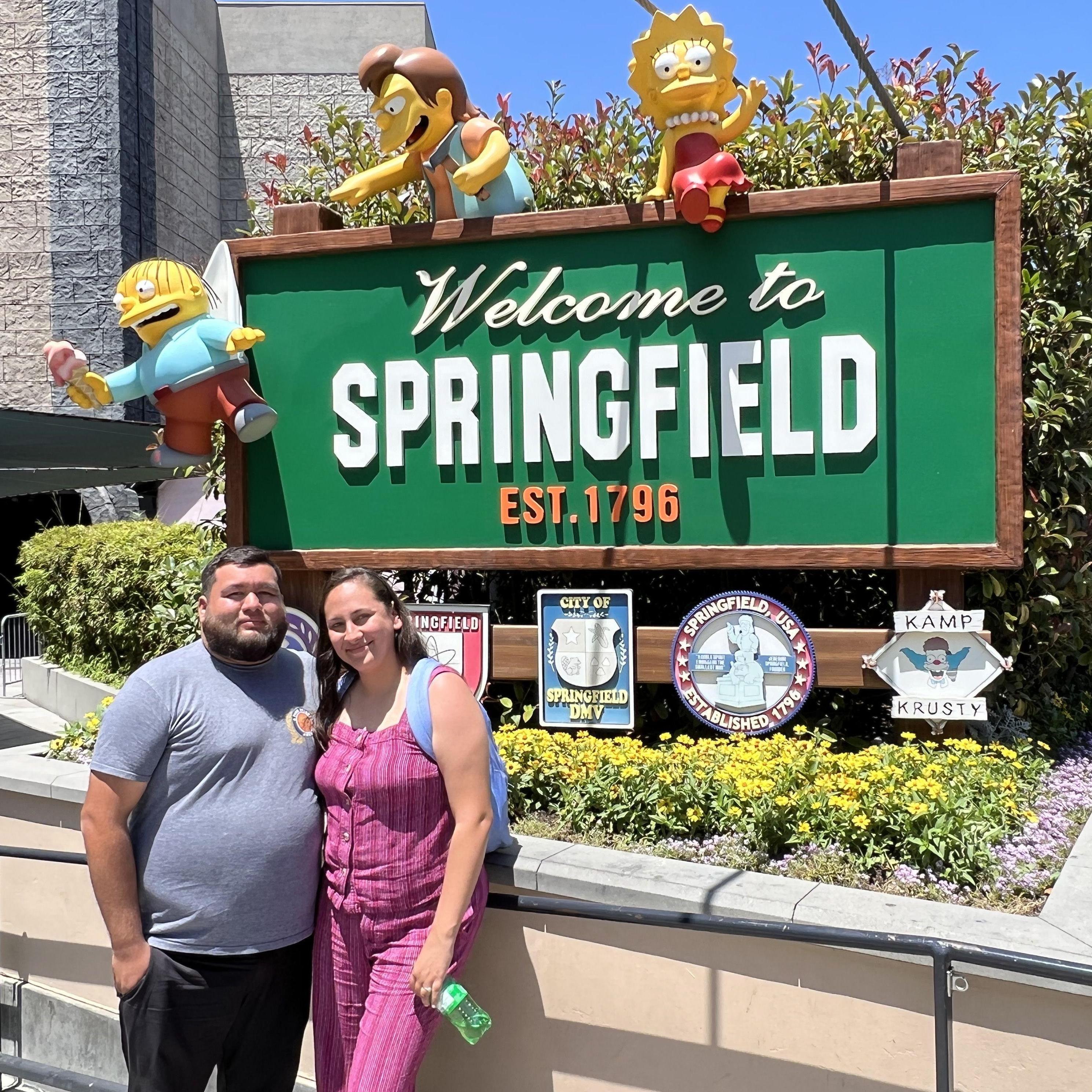 Ricky and Tori in Universal Studios California.