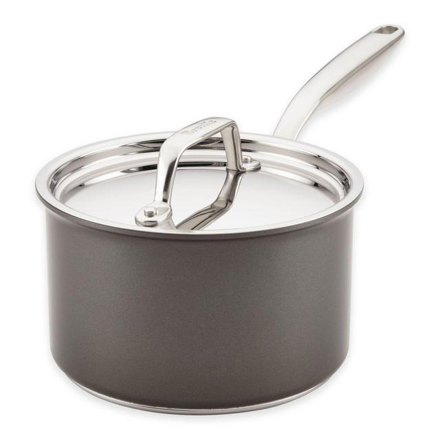Breville® Thermal Pro™ Hard Anodized Nonstick 3 qt. Covered Saucepan