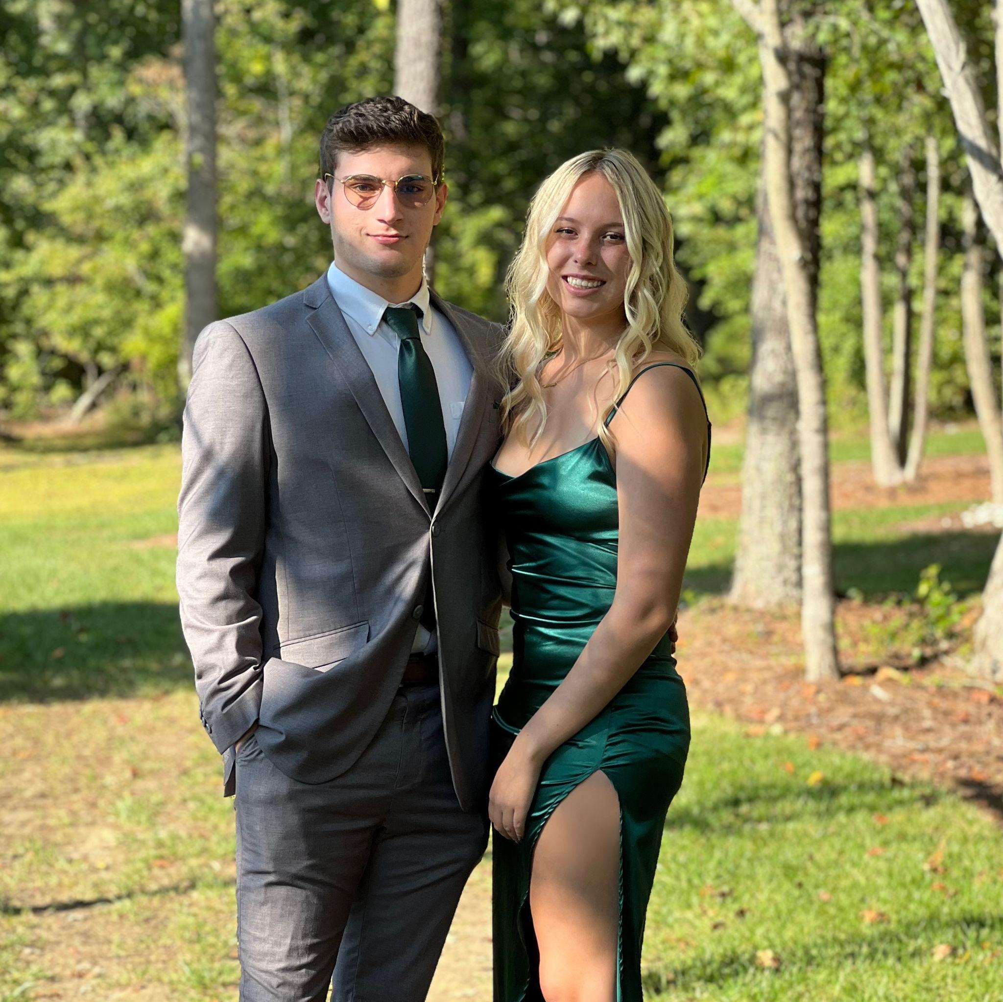 Our first wedding together