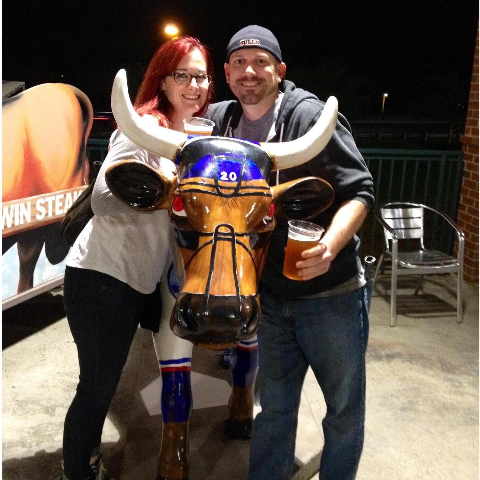 Our first date. What a fun night! 2015.