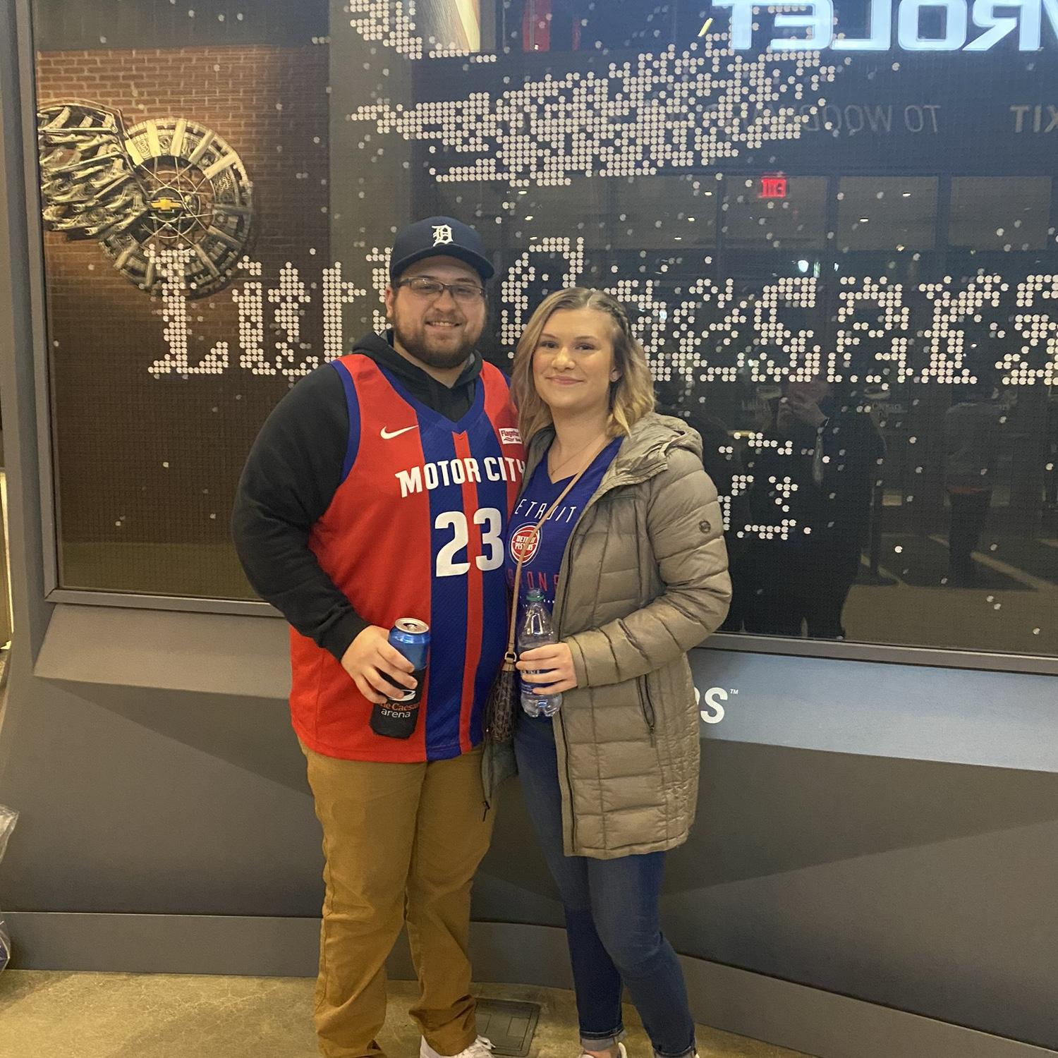 First Pistons Game🏀🏀