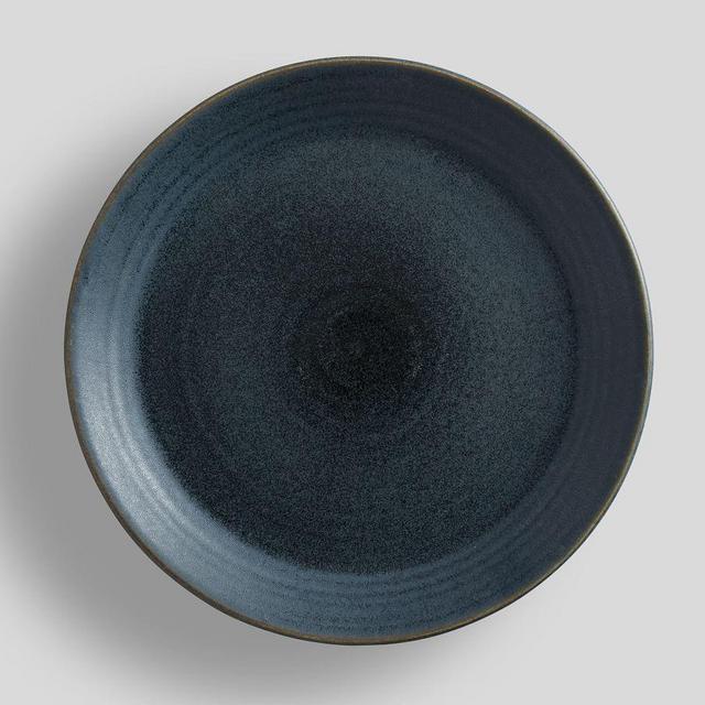 Larkin Reactive Glaze Stoneware Salad Plates, Set of 4 - River Blue