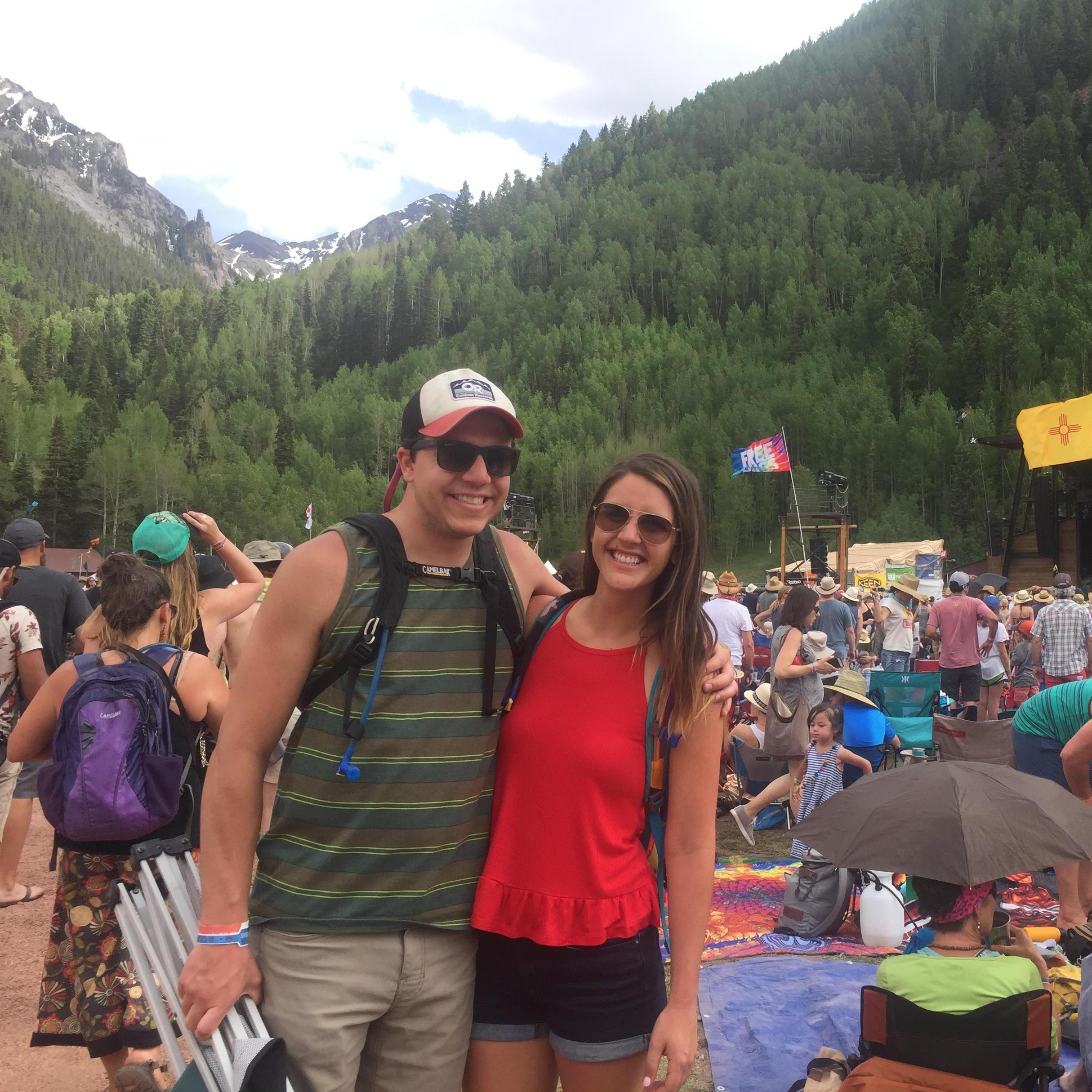 Bluegrass festival in Telluride