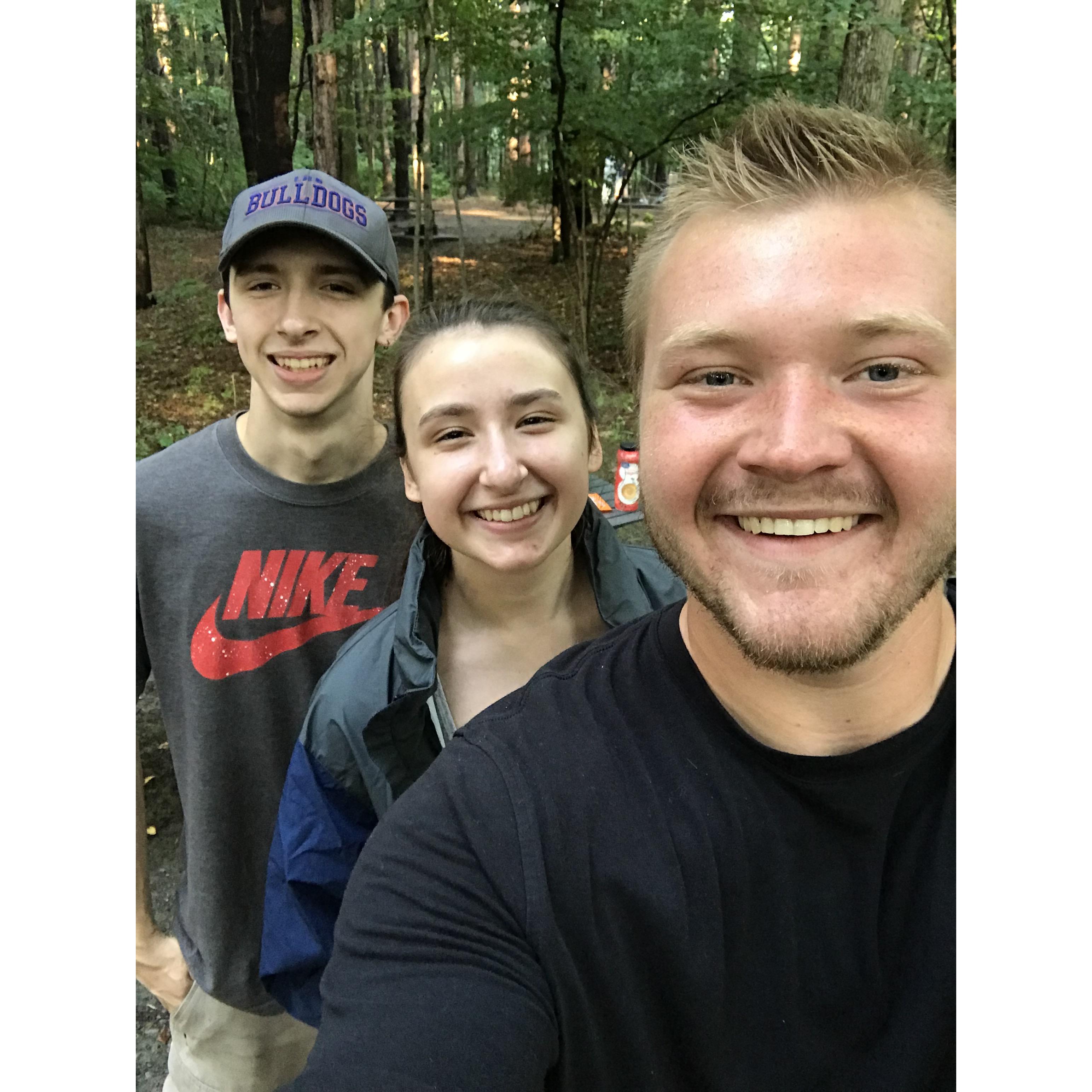 Camping trip at Watkin's Glen State Park. Josh first told Torrey he loved her in the tent. The first of forever's.