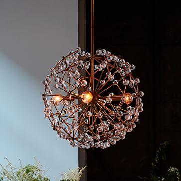 Floral Burst Chandelier (20")
