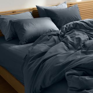 Percale Long-Staple Egyptian Cotton Fitted Sheet