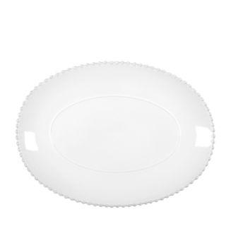 White Pearl 15.75" Oval Platter