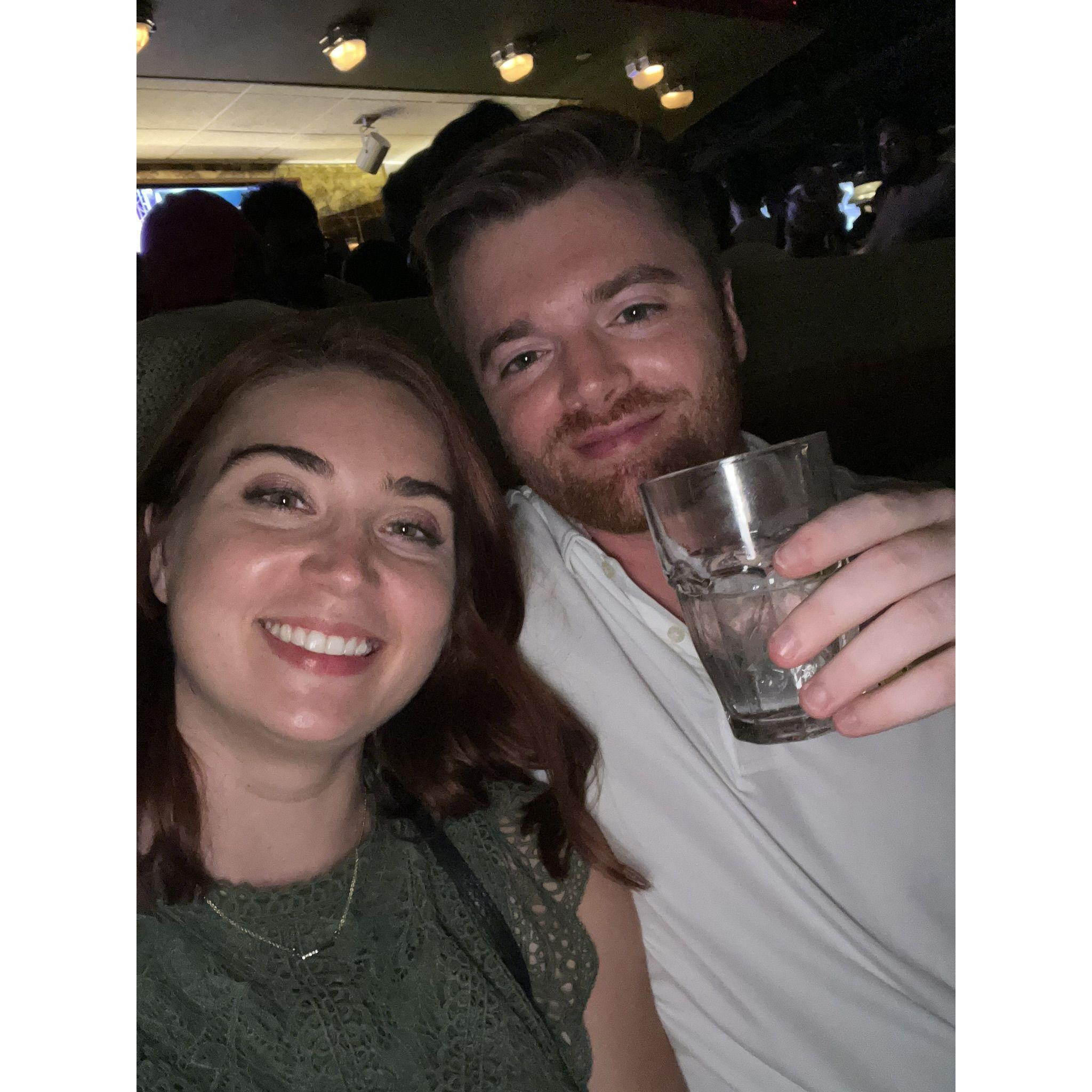 Jumping forward a few years and some missed signals (*cough Hannah cough), we finally figured it out. This photo was taken mere moments before we both realized we wanted to be more than friends.