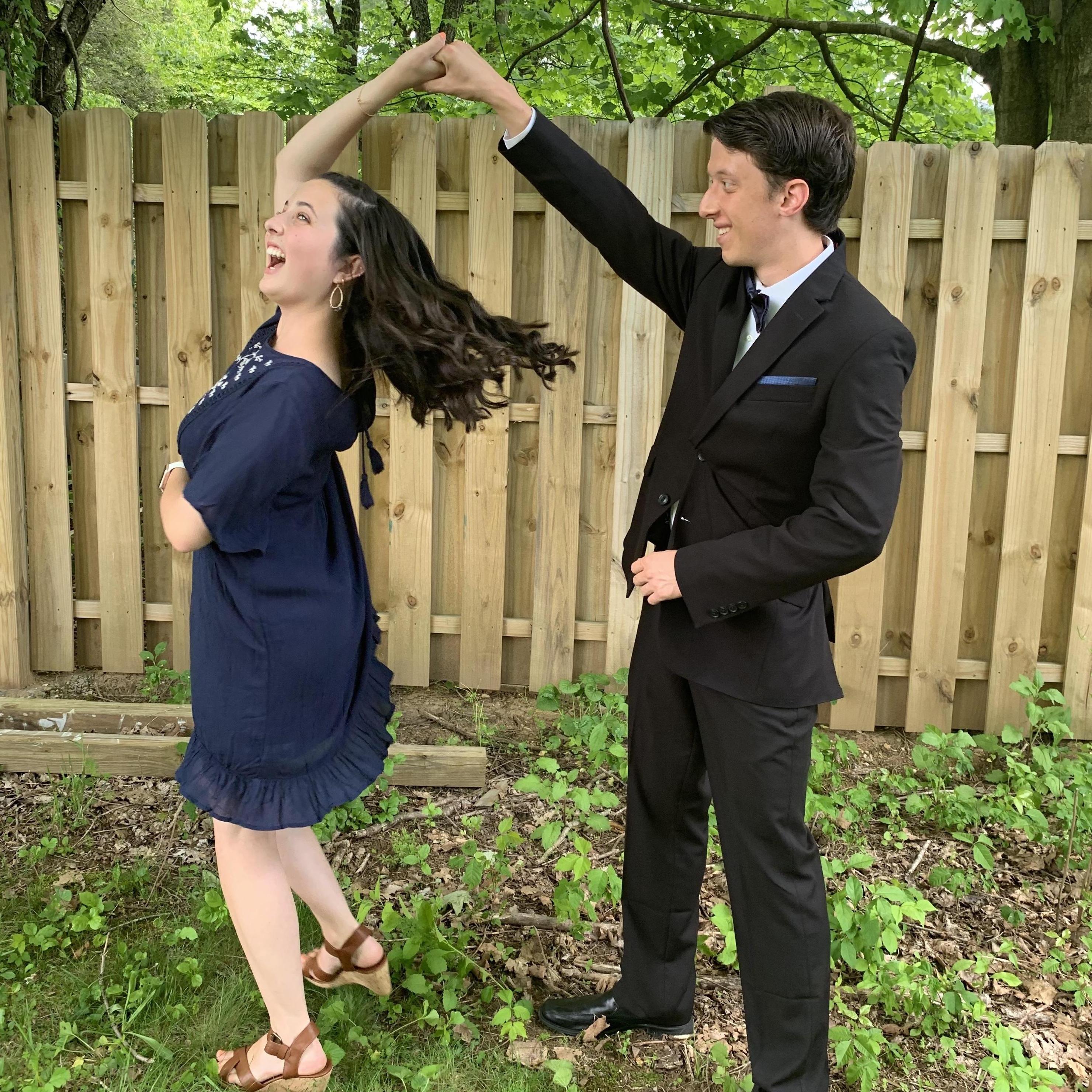 Favorite person to dance with! (also at our friend's wedding)