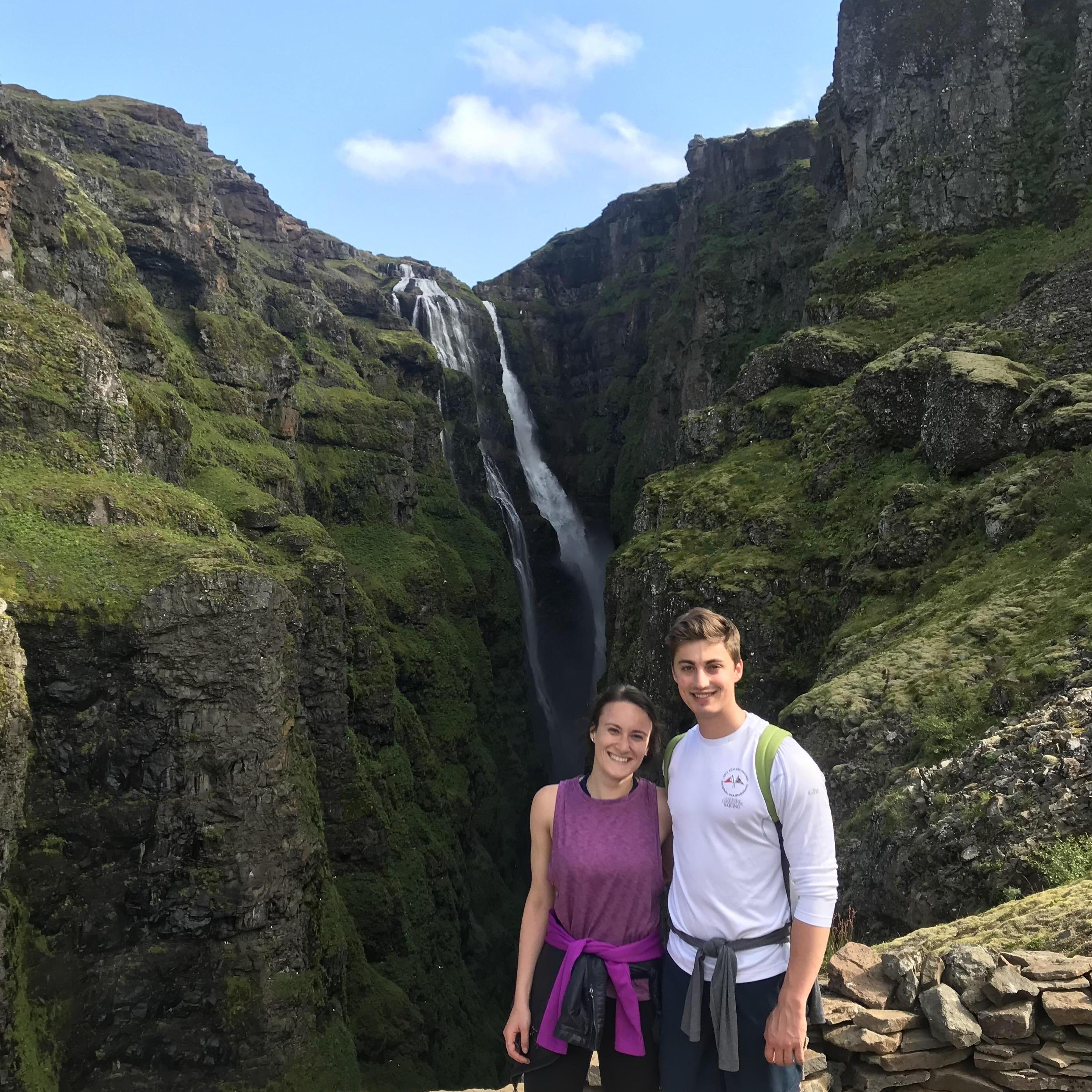 A hike in Iceland where we had to take our shoes off multiple times to cross freezing water streams. (2018)