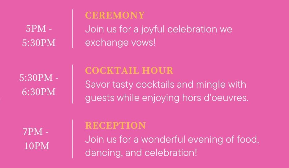 The Wedding Website of Ariana Gales and John Barr