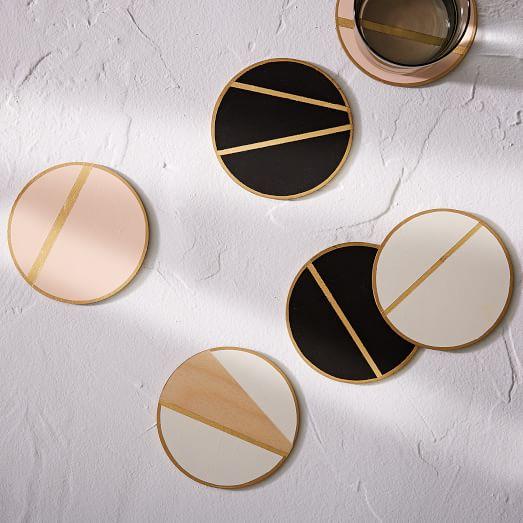 The Vintage Vogue Linea Coasters (Set of 4)