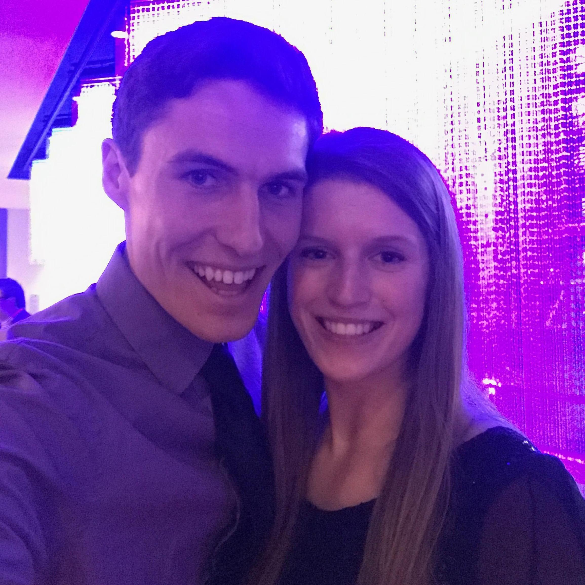 One of our first pictures together taken in February 2017.