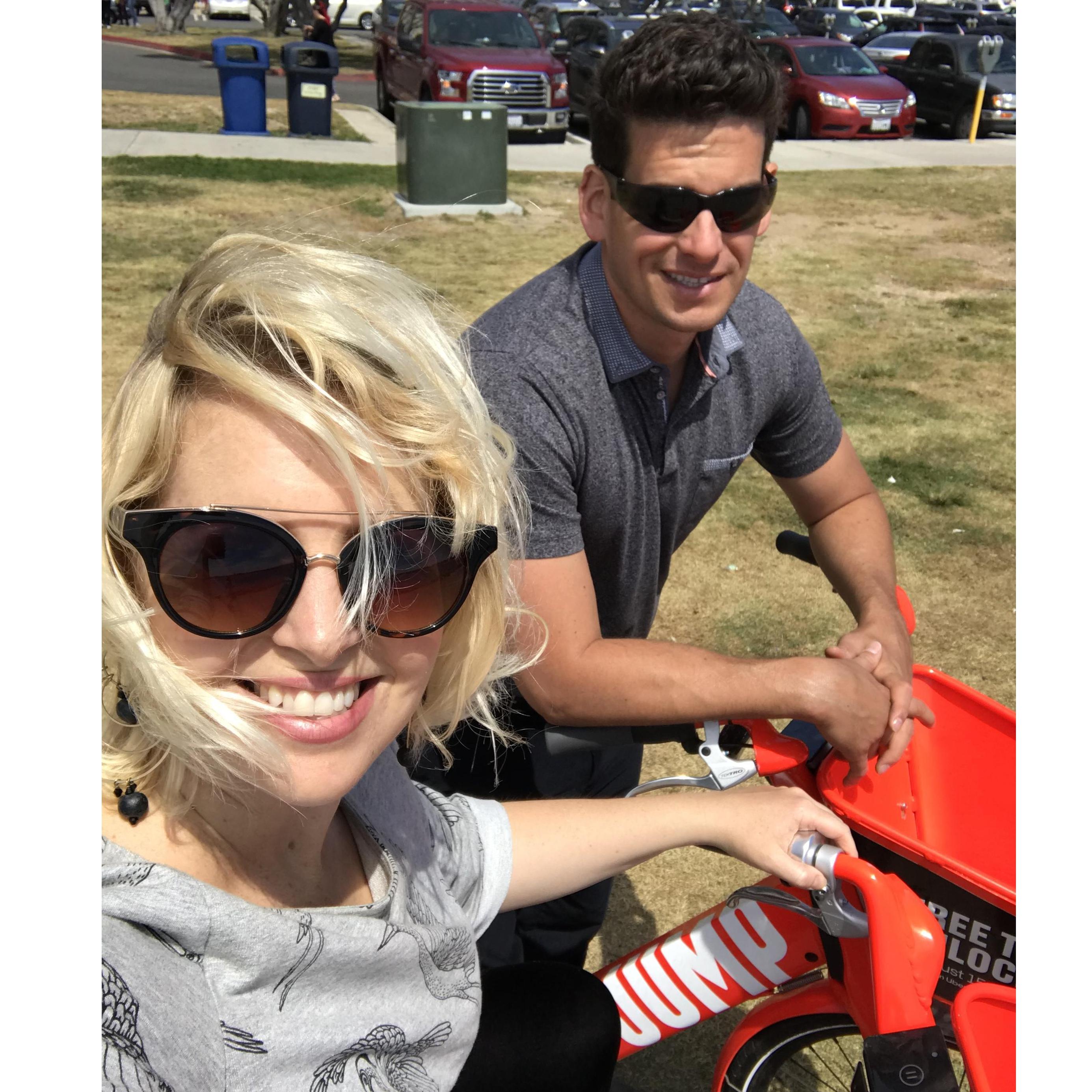 Sunday Funday- scooters and bikes all over town!