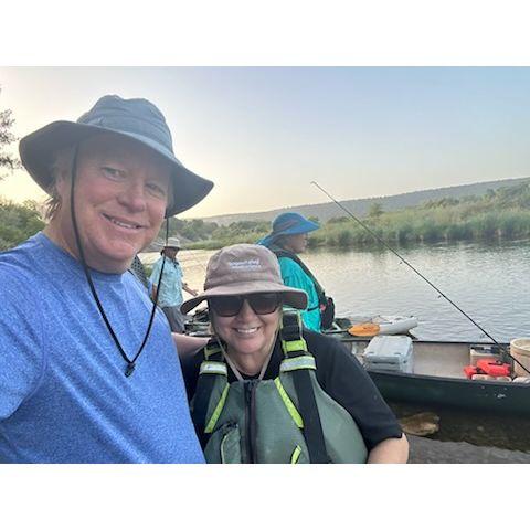 Mike took me fishing for the first time in my life....I caught 4 out of the 5 largest fish that day. Yay!!