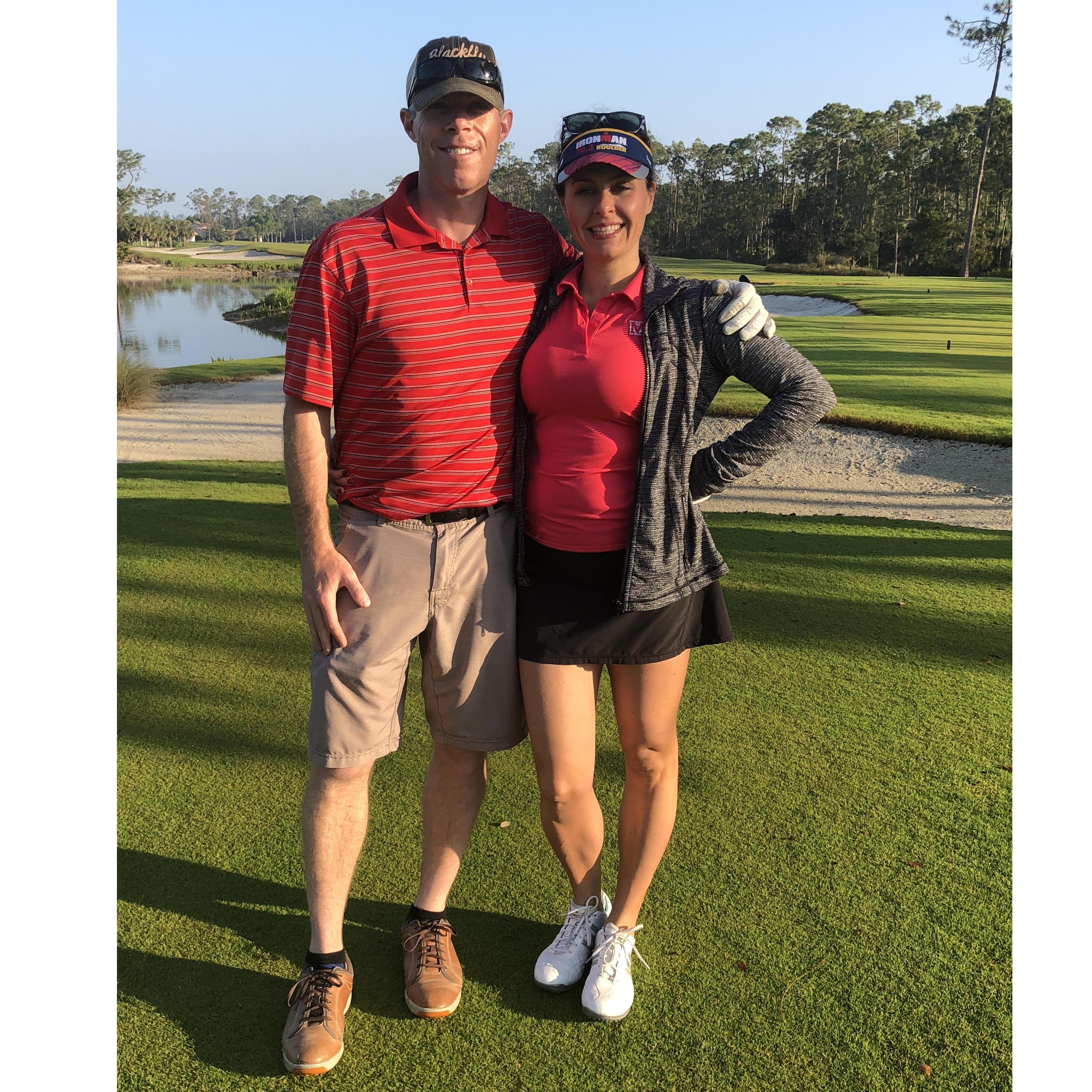 Golfing in Florida