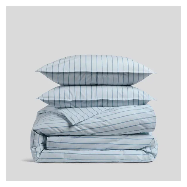 King/California King Casual Organic Cotton Wide Stripe Duvet Cover Set Yacht Stripe - Parachute for Target
