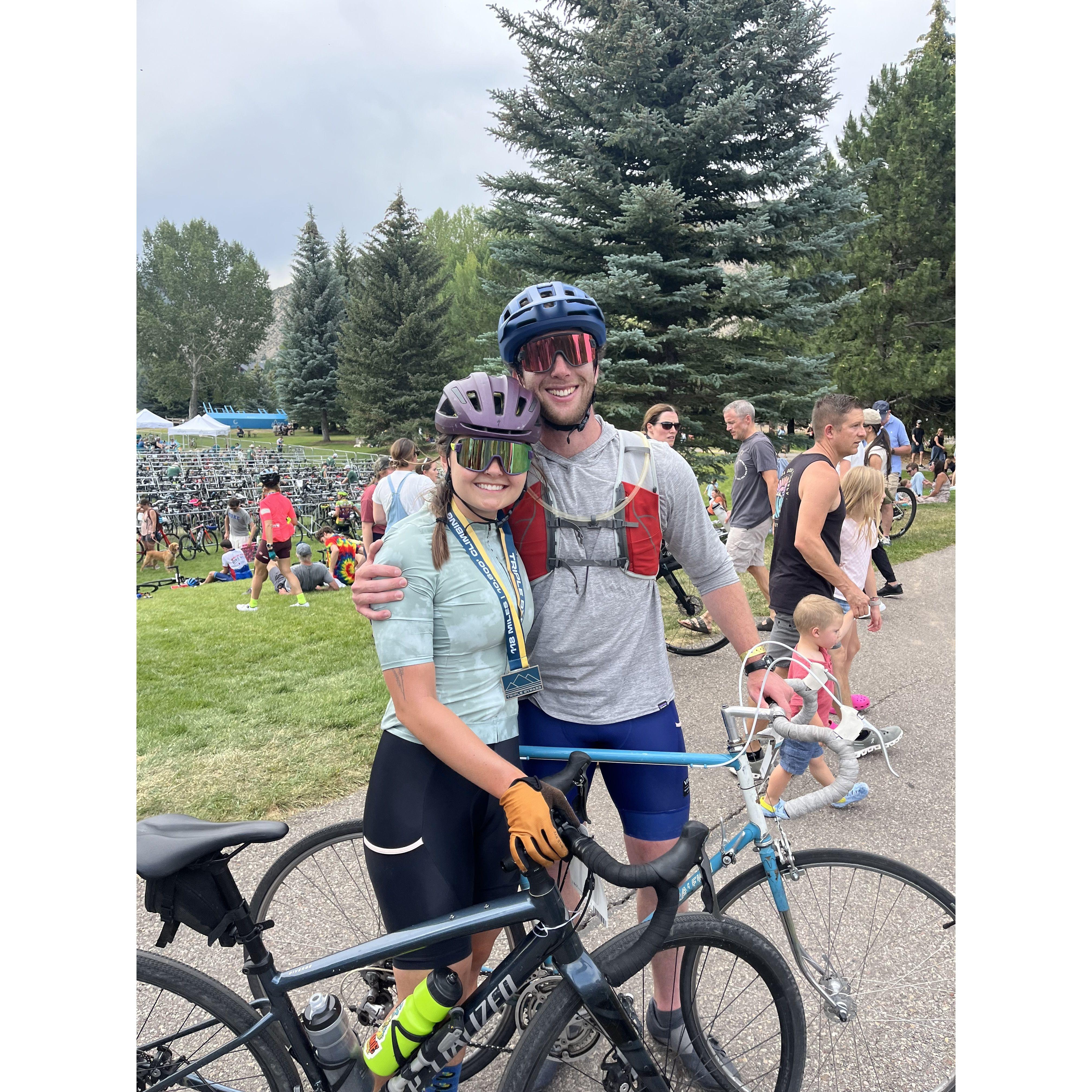 After the Triple Bypass, which Trav did on his 50 year old bike