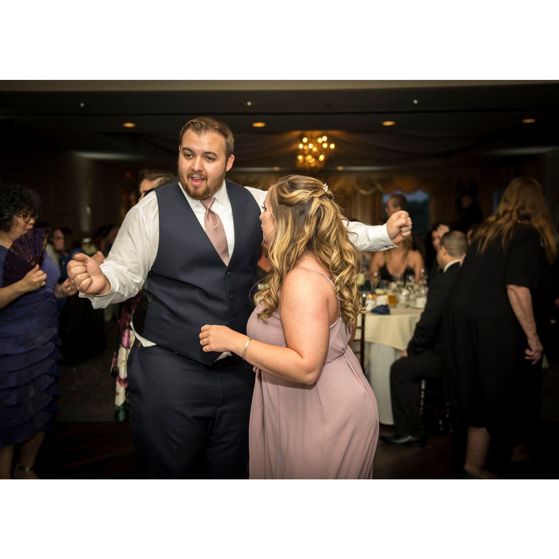 Kelly and Jesse's wedding 2019. You can always find us on the dance floor.