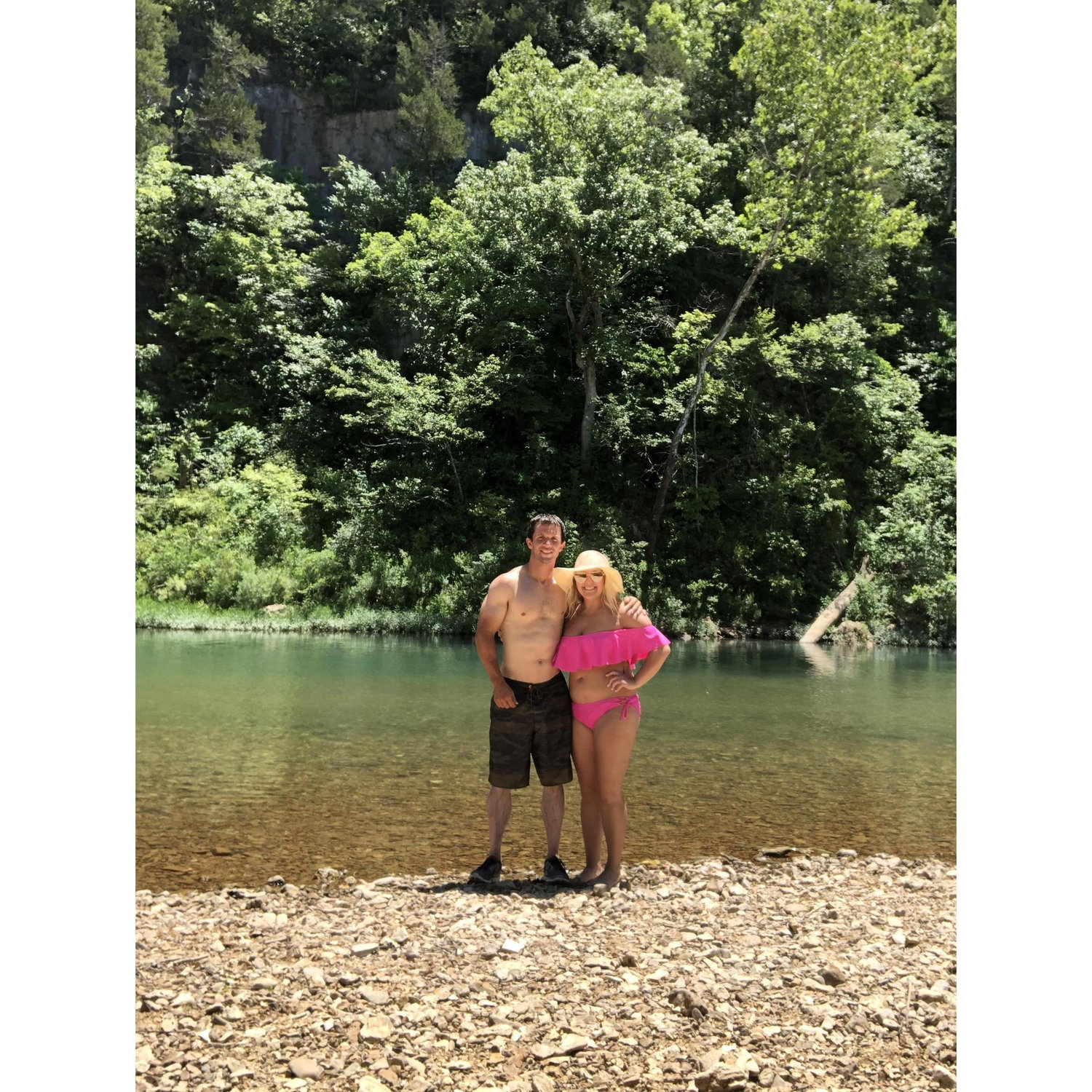 One of our many kayak trips together! We were at Eminence here! ☺️