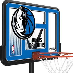 Lifetime NBA Dallas Mavericks Portable Basketball Hoop, Adjustable Height 7.5-10 Ft, 44 Inch Shatterproof Fusion Backboard, Base with Wheels