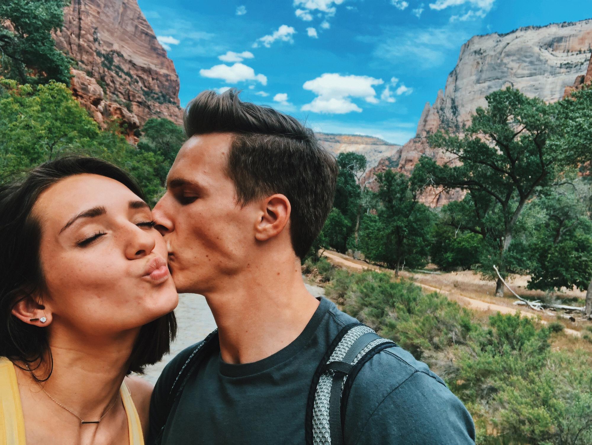 Kisses at Zion National Park! -Summer 2019