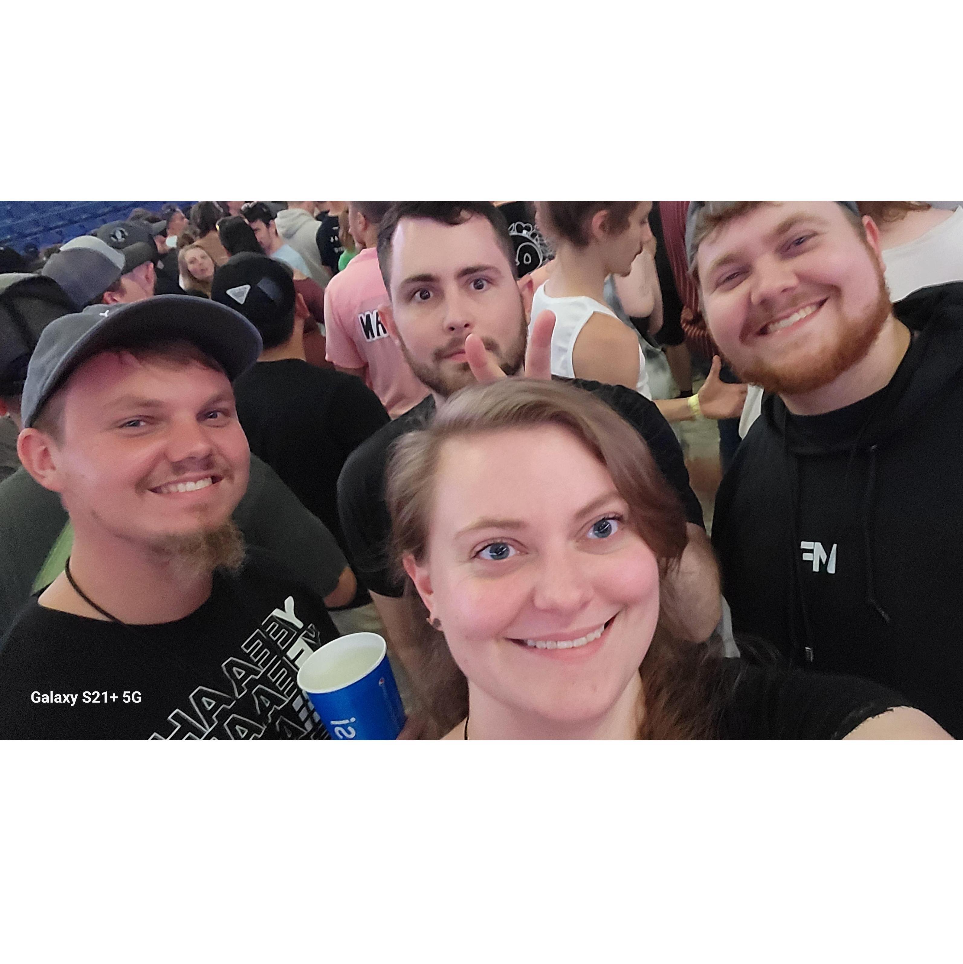 NF concert with the Leiter bros