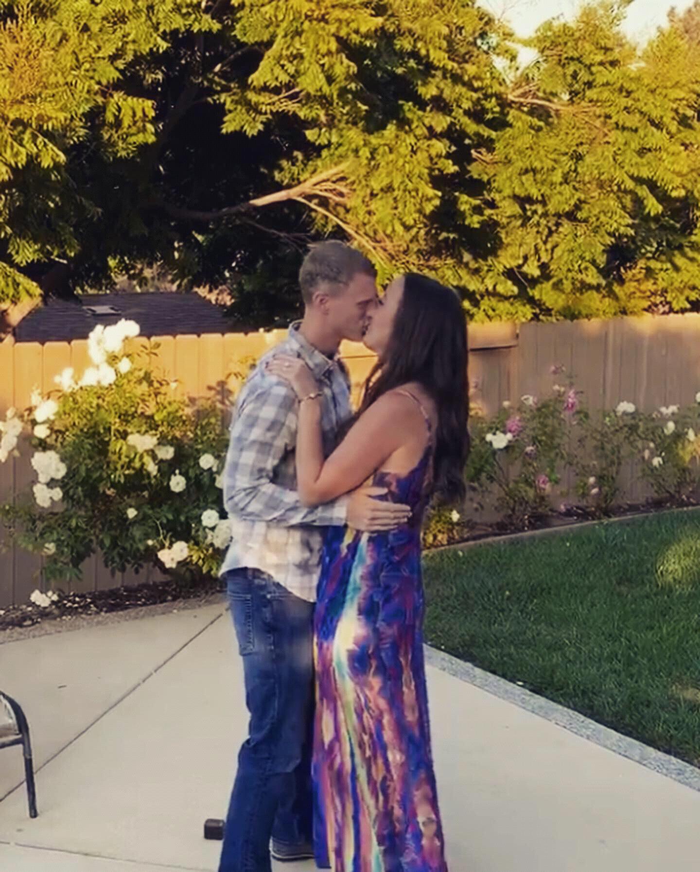 The backyard proposal!