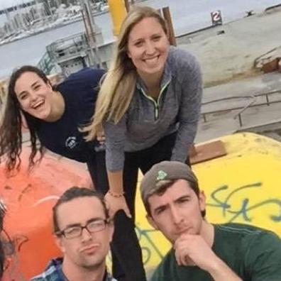 We met on a trip to Norway in May 2015, developed a fast friendship & had a ton of fun.

Nick lost his wallet, and Sarah bought him things out of pity (also she thought he was cute).