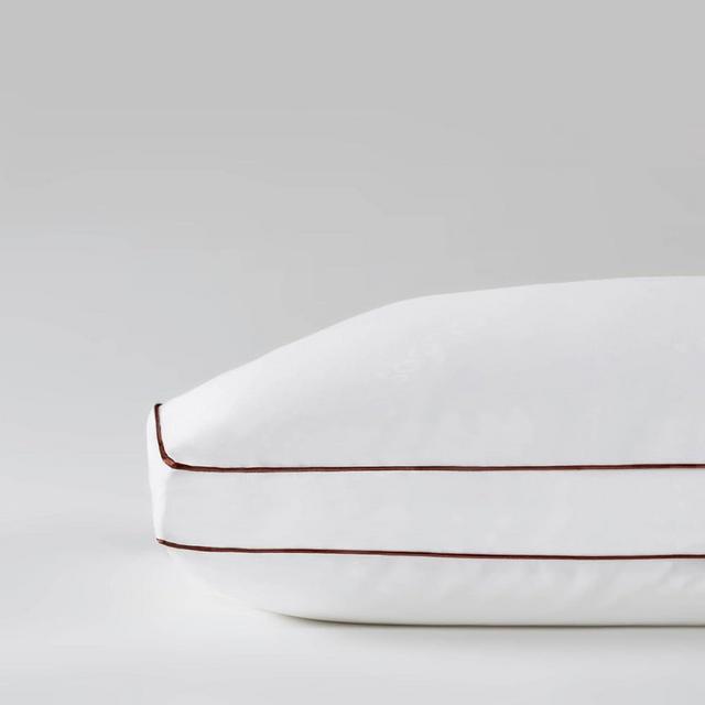 Saatva Latex Pillow - High Loft (6" - 7") - Hypoallergenic Pillow with Shredded Latex Core - Breathable - Machine Washable Organic Cotton Cover - King (34"x16") 1 Pack