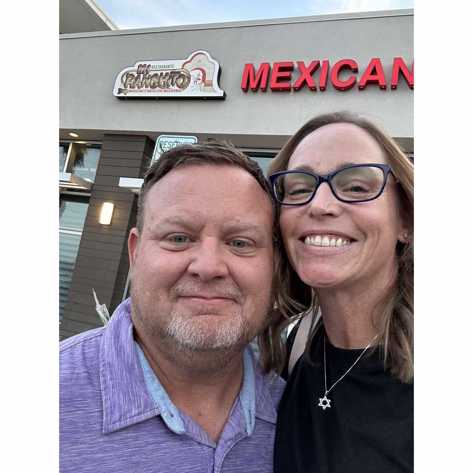 Our first real date!