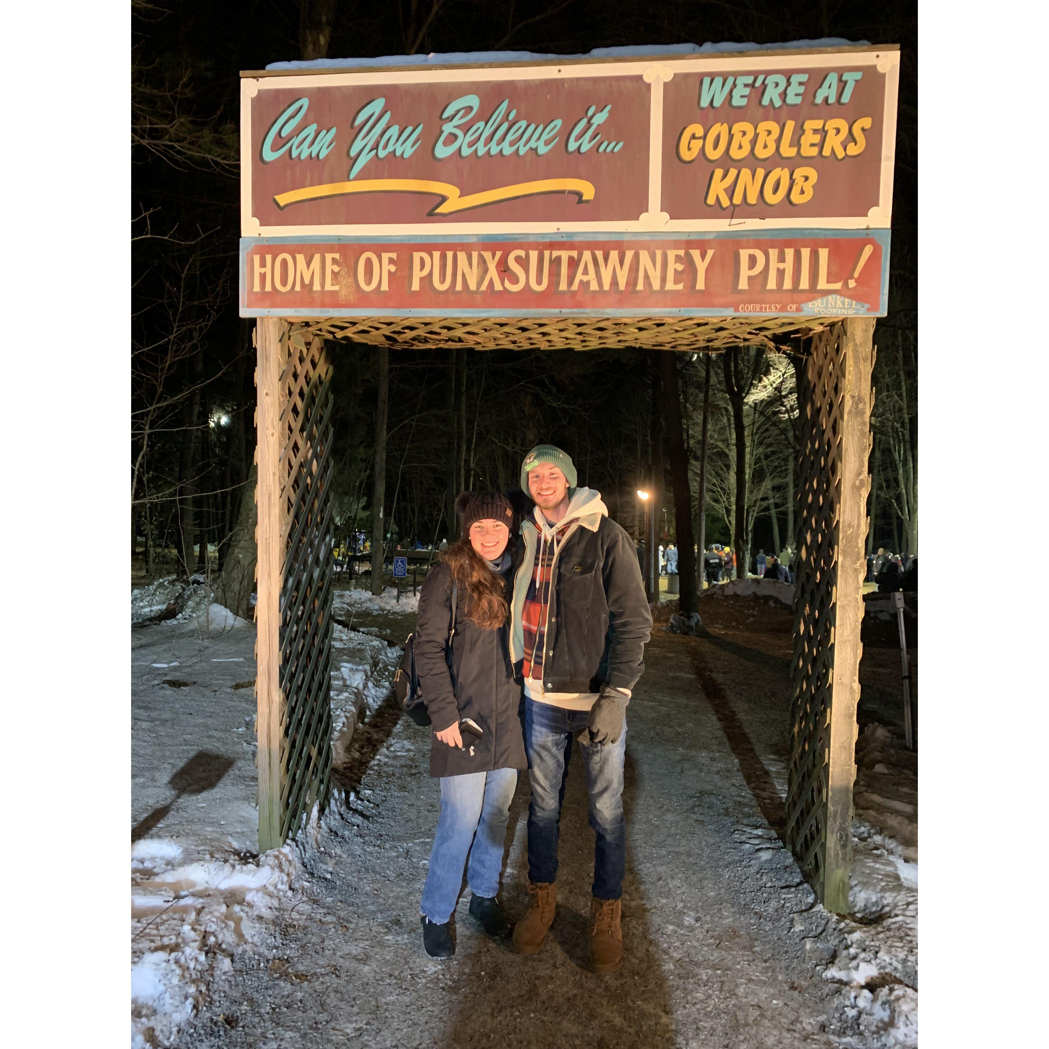 Groundhogs Day in Punxsutawney, PA
