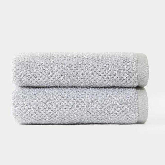 Nantucket Hand Towels in Heathered Harbor Mist