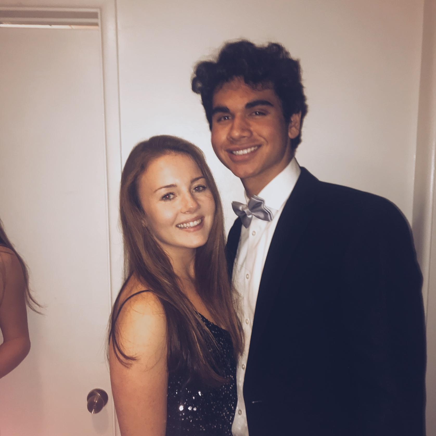 When Katie took PJ to her first sorority formal (as friends!)