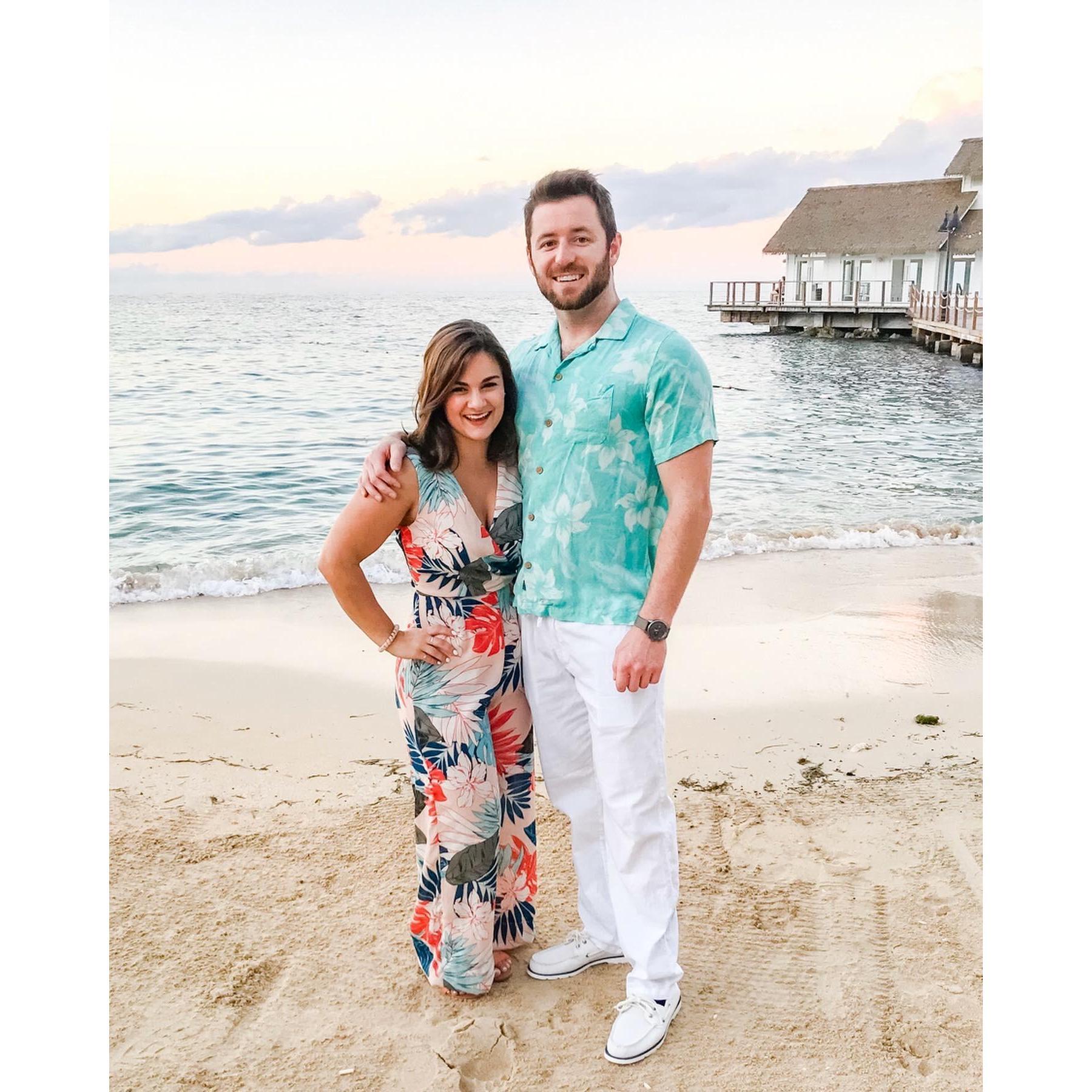 Jamaica for Cameron's brother's wedding in 2019.