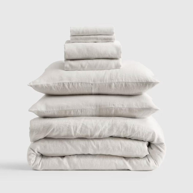European Linen Deluxe Bedding Bundle - Queen