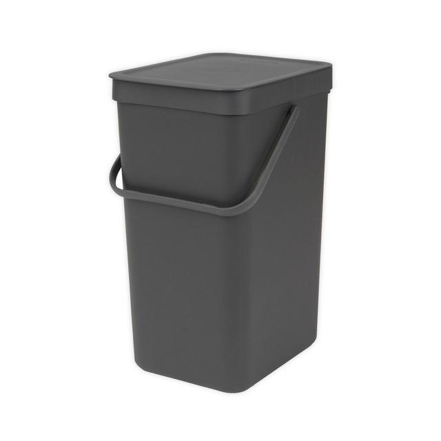 Brabantia® Sort & Go Plastic Trash Can in Grey