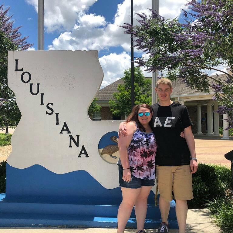 Our first road trip.