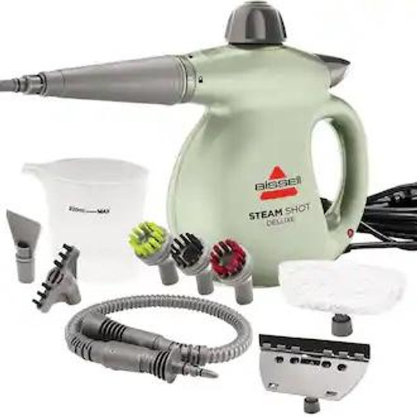 BISSELL - Steam Shot OmniReach Handheld Steam Cleaner & Sanitizer - White