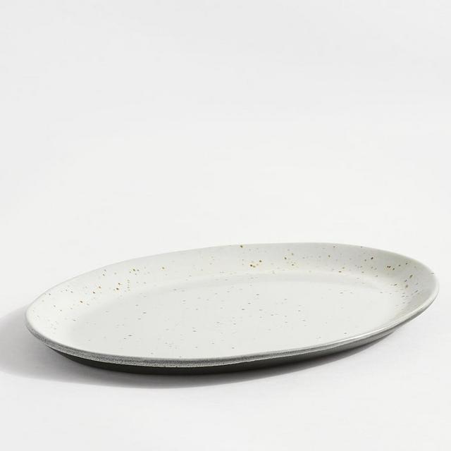 Rustic Speckled Terracotta Serving Platter