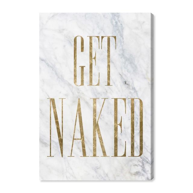 Oliver Gal™ "Get Naked" 10-Inch x 15-Inch Wrapped Canvas Wall Art